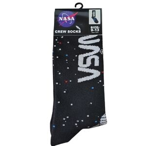 NASA Galactic Galaxy Crew Socks Unisex Office Casual Giftable